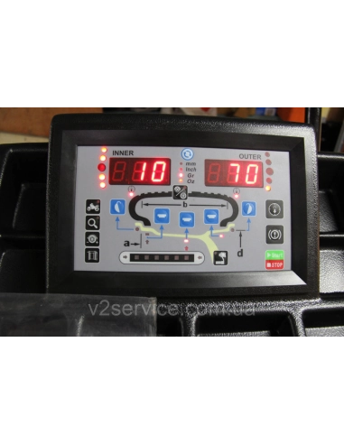 Станок балансувальний автоматичний з УЗ-сонаром і лазером JBW660